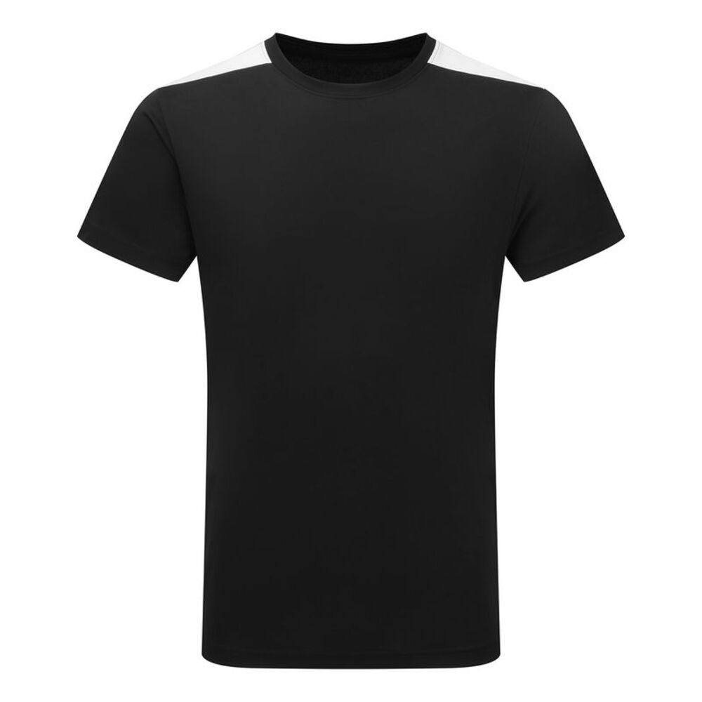 TriDri Unisex Adult Performance Contrast T-Shirt / Black/White